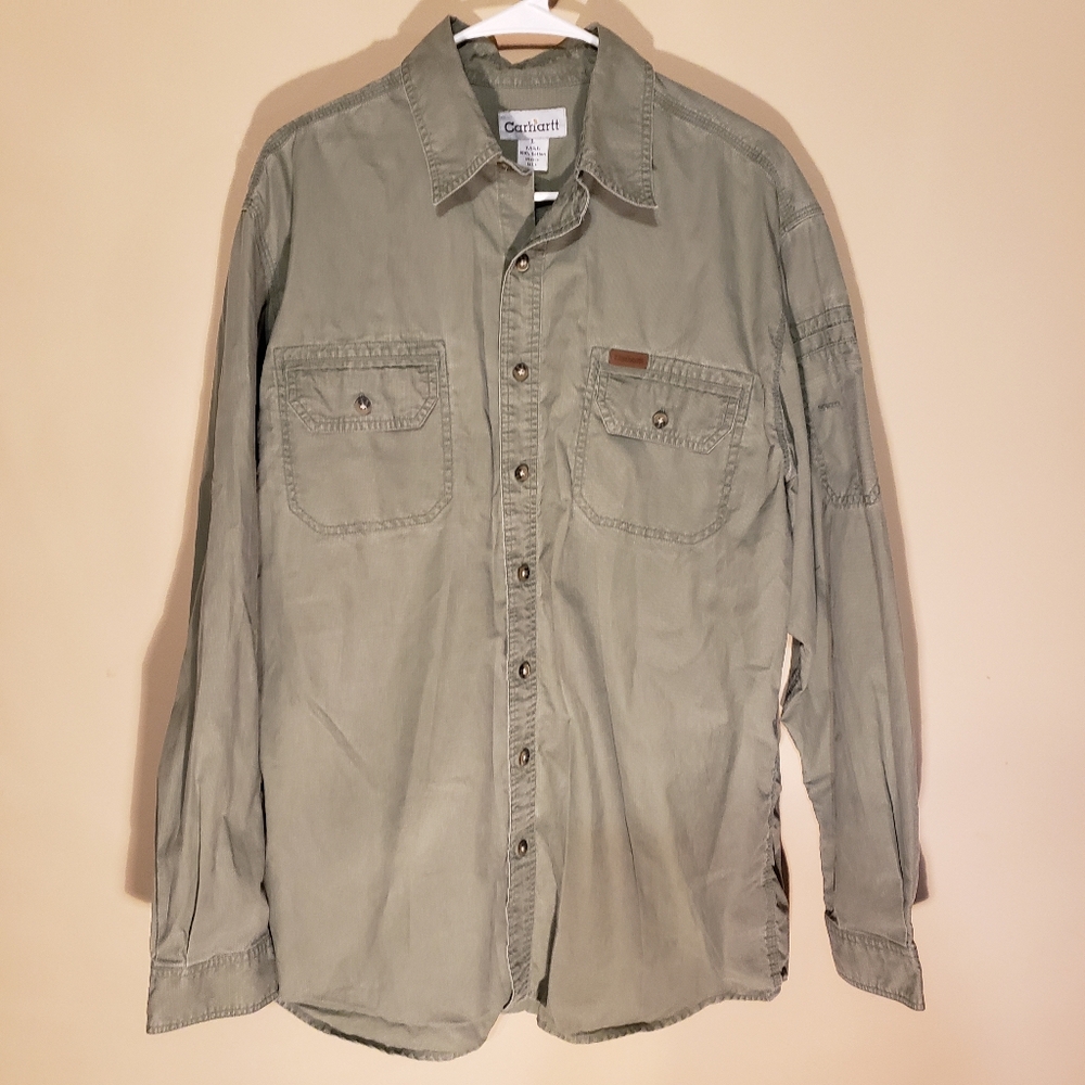 Columbia Ripstop Button Up Shirt Large Tall